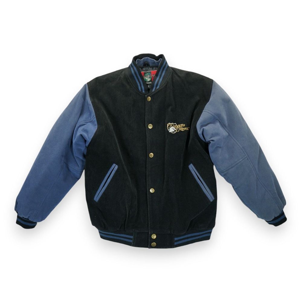 Vintage Pacific Flyers Active Gear Bomber Jacket Men's Size S Embroidered Logo